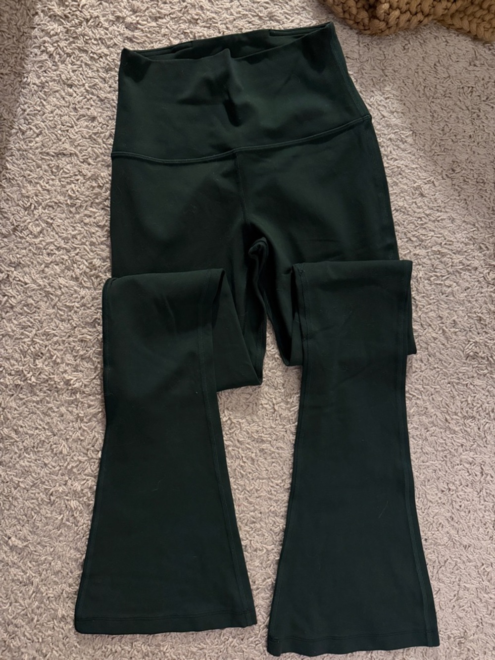 lululemon athletica Girls' Black Flare Leggings